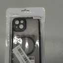 Magnetic Compatible with iPhone 15 Plus Case, [Built-in Kickstand][Full Camera Protection][Compatible with MagSafe][Anti-Fingerprint] Shockproof Phone Case for iPhone 15 Plus 6.7" Black