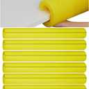 Hanaive 6 Pcs Yellow Pool Noodles, Large Floating Swimming Noodles for Pool, 40 x 2.4 x 1 Inch Foam Tubes, Pre Slit Jumbo Swim Floats for Summer Water Play, Craft Projects, Padding and Bumper