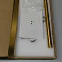 Hand Towel Holder, T-Shape Hand Towel Stand for Bathroom, Hand Towel Rack Bar Standing for Vanity Kitchen Countertop, 304 Stainless Steel, Marble Base (Gold)