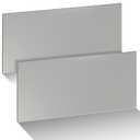 2 Pack 1/8 Steel Plate, 6'' x 12'' Steel Sheet A36 Weldable Metal Plate, Hot Rolled Steel Base Plates for Structural Support and Industrial Use