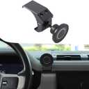 PIUGILH Magnetic Phone Holder Mount Compatible with Land Rover Defender 90 110 130 2020-2025 Interior Accessories, Aluminum Alloy Center A/C Air Vent Side Cell Phone Holder Stand