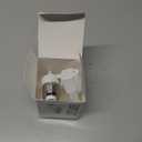 Feekoon 1 Pack 3 Outlet Light Socket Adapter, Convert E26/E27 Bulb Socket to 3 Prong Outlet with Extension Cord, Light Bulb Plug Adapter Converter Suitable for Outdoor Porch Garage Patio Use (White)