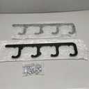 5.3L LS Square Coil Brackets Valve Cover Fit for D581 12558693 LSX Swap Truck LS1 LS3 LS2 LQ4 LQ9 LS6 L92 L99 L33 LR4 (Black)