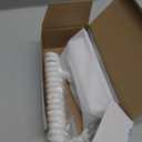 Furniture Drawer Outlet, Recessed Power Strip with (3) PD 20W USB Ports Fast Charging & (3) 15 Amp AC Outlets, (14 AWG) 5 FT White Spring Cord