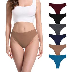Women's XL Thong Underwear 6Pk