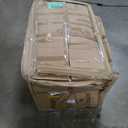 Hanging Egg Chair with Stand - Indoor Outdoor Patio Wicker Rattan Lounge Chair with Stand, Steel Frame, Washable Cushions for Garden Backyard Deck Sunroom - SereneLife SLGZ0EGBR.3 (Brown)