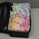 SAVZJSD 240 Colors Markers Set, 240 Colors Dual Tip Markers Set, Fine & Chisel Double Tipped Art Markers for Kids Adults Beginners & Artists in Coloring, Painting(Water-based Markers)