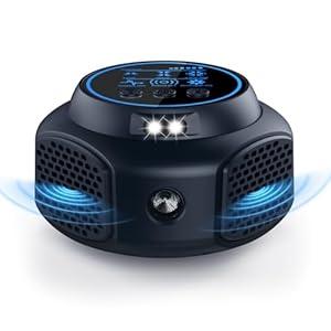 Ultrasonic Pest Repellent Plug Indoor Mouse Traps for Home, Mouse Repellent Ultrasonic Device, Rodent Repeller Ultrasonic Plug in Pest Control for Rat Mice Roach Spider Ant Bug Squirrel Black 1 Pack