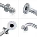 2 Pack Grab Bars for Bathroom, 16 Inch Brushed Nickel 304 Stainless Steel Shower Grab Bar, Safety Assist Handicap Grab Bar, 500lbs Support Grab Bar for Bathtubs and Showers for Gifts