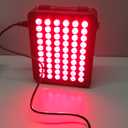 Red Light Therapy, Dual Chip Clinical Grade with 60 LEDs Device, High Power Near-Infrared Panels at 660nm/850nm, Timer Function for Body, Pain Relief, Face, Improve Sleep, Skin Health, (Black)