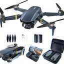 Brushless Super Endurance Foldable Drone with Camera for Beginners60+ min Flight Time, WiFi FPV Quadcopter with 120Wide-Angle 4K HD Camera, Brushless Motor, Auto Hover, Follow Me (2 Batteries)