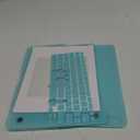 IBENZER Compatible with Old Version MacBook Air 13 Inch Case (2010-2017 Release). Models: A1466 / A1369, Plastic Hard Shell Case with Keyboard Cover for Mac Air 13, Turquoise, A13TBL+1 N (For Macbook Air 13'' A1466/A1369, Aqua)