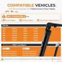 Autoexact Power Liftgate Struts Fit for 2013-2018 Toyota Rav4, Electric Tailgate Lift Support, Rear Hatch Trunk Struts Shock, Aircraft-Grade Aluminum, Replaces 6892009010 6891009010, Left & Right Pair