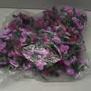Miracliy 9Pcs 74FT Purple Flower Garland Artificial Rose Arch Vines Fake Spring Floral Garland for Flower Wall Backdrop Wedding Mothers Day Garden Tea Party Decoration