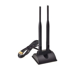 WiFi Antenna Dual Band 2.4GHz - 5.8GHz with RP-SMA Connector Magnetic Base for Wireless Network Router - USB Adapter - PCI PCIe Cards - Signal Booster - Access Point - Wireless Range Extender