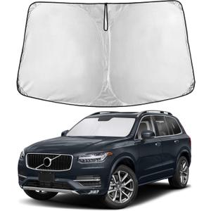 EcoNour Windshield Sunshade Compatible for Volvo XC90 2016-2024 2025 2026, Sun Visor for Front Windshield & Window Sun Shade Cover, UV Heat Blocker & Protector, Car Accessories