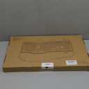 MEETION Ergonomic Keyboard, Wireless Split Ergo Keyboard with Cushioned Wrist Rest, Full Size, USB-C Rechargeable, USB & Bluetooth Keyboard for Multi-OS Windows/Mac, Computer/Laptop/Tablet, We-Black (Black Large (19.11101.7 inches))