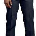 Dickies Mens 873 Slim Fit Work Pants (33W x 30L, Black)