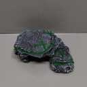 GOZILLA Turtle Basking Platform,Turtle Tank Decoration for Aquariums and Terrarium.Step & Cave Reptile Habitat Hideout for Tortoise, Gecko and Beard Dragon, (Black-M)