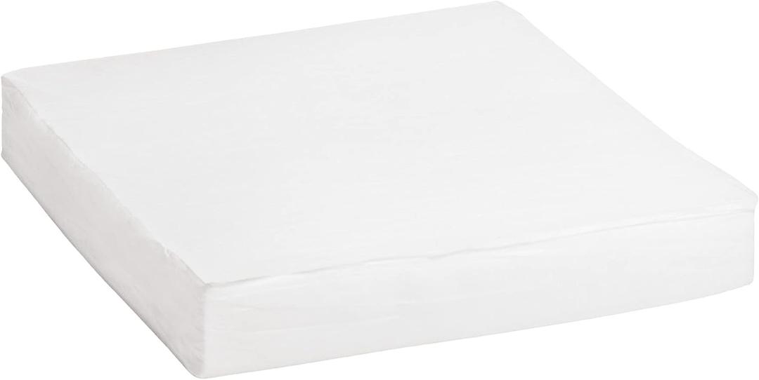 Arden Selections ProFoam 20 x 20 x 3.5 in Dining Seat Cushion Insert (20 in L x 20 in W x 3.5 in H, White)