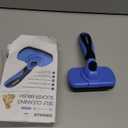 Swihauk Self Cleaning Slicker Brush - Skin Friendly Deshedding Grooming Tool for Dogs & Cats, Suitable for Shedding & Haired Pets, with Pet Supplies Accessories, Blue