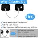 YEYA Upgraded Refrigerator Locks 4 Pack, Baby Proof Cabinet Locks with Keys, Safety Cabinets Door for Toddler