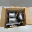 TomCare Solar Lights Upgraded Solar Lantern Flickering Flame Outdoor Hanging Lantern Decorative Lighting Solar Powered Waterproof LED Flame Umbrella Lights for Patio Garden Deck Yard, 4 Pack