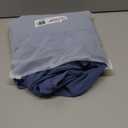 Talisea Plus Size Formal Dresses - Wedding Guest Bridesmaid Evening Prom Chiffon V Neck Ruffle Short Sleeves Long Dress Women (Grey Blue)