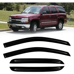 Auto Window Deflectors Compatible with 2000-2006 Tahoe/Yukon/Cadillac Escalade Rain Guard