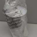 mDesign Stainless Steel Toilet Bowl Brush and Holder Set, Modern Metal Compact Storage Organizer Cleaner Scrubber for Toilet - Heavy Duty Cleaning Plunger for Bathroom, Mirri Collection, White Marble