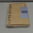 LARS NYSØM Wooden Salt and Pepper Grinder Set Manual - Salt and Pepper Mills with Adjustable Ceramic Grinder - Elegant Beechwood Pepper and Salt Mill Set for Dining Table (Black/ Beige)