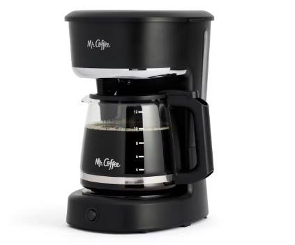Mr. Coffee® Switch Coffee Maker, 12-Cup Coffee Maker, Black