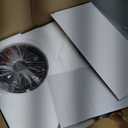 42 Inch Ceiling Fans with Lights and Remote, Brushed Nickel Flush Mount Low Profile Ceiling Fan for Bedroom, Living Room, Patio, Dimmable 6 Speeds Noiseless Reversible, ETL Listed