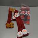 JOYIN 5 Pieces Christmas Fridge Handle Covers for Kitchen Refrigerator Microwave Oven Dishwasher Decoration Appliance, Xmas Santa Indoor Decor, Party Favor Supplies, Washable Holiday Door Dcor