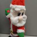 SdeNow Twerking Santa Claus,Booty Shaking Santa Dancing Santa Claus with Music Singing Animated Christmas Santa Toys for Kids- English Song