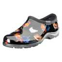 Sloggers Original Waterproof Rain and Garden Shoe for Women– Outdoor Slip-On Garden Clog - Made in The USA with Premium Comfort Insole and Arch Support - Classic Chicken Black, Size 10