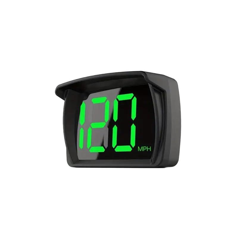 Car HUD GPS Speedometer Head Up Display - 10Hz Real-Time Beidou/GPS Dual System, Plug & Play OBD/USB Installation, HD LED Speed Projector (KM/MPH), Speed Calibration