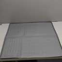 Pee Pad Holder for Dogs,Silicone Dog Puppy Pad Holder, 24 x 24 No Spill Raised Lip High Edge,Portable, Leak-Proof Mat Holder for Dog Training Pads,Square Potty Trays for Home Floor Protection (Dark Grey)