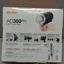 Godox AD300 Pro AD300Pro Outdoor Flash Strobe Light, 300W TTL HSS 1/8000s Studio Flash, 320 Full Power Flashes, 2600mAh Lithium Battery, 12W Modeling Lamp, for Canon Sony Nikon Fuji Olympus Panasonic