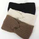 Huachi Winter Headbands for Women Ear Warmers, Warm Headbands for Women Winter Accessories, Cold Weather Headband Chunky Knit Head Bands Ear Warmers (Color Set 1)