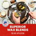 Blended Waxes, Inc. Household Paraffin Wax Blocks for Candle Making, Canning, Waterproofing, Metal Preservation, and a Variety of Other Applications (1lb. Block - 1 Block)