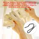 Hotop 60 Pieces 1.26 Inch Metal Drapery Curtain Rings Curtain Hanging Rings and 60 Pieces Metal Drapery Pin Hooks for Drapes Window Door Shower (Black)