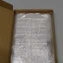 Vicenpal 10 Pcs Wedding Scalloped Acrylic Clear Table Numbers 5x7 Inch Acrylic Table Numbers 1-10 with Stand for Weddings Centerpieces Receptions Parties Events Decor