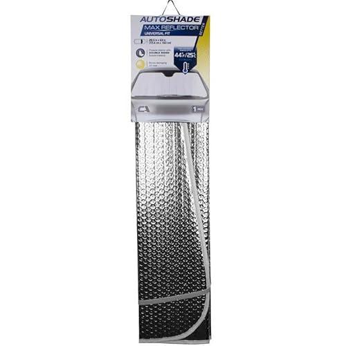 Custom Accessories 63 in. L X 28.5 in. W Silver Foldable Sun Shade