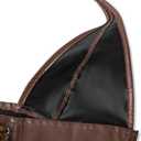 Women's Y2K Leather Halter Corset Tops Backless Shapewear Top Slit Grommet Eyelet Lace Up Party Tank Club Outfits (X-Large, Brown)