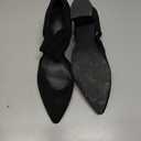 Women's Pumps Closed Toe Low Chunky Heels Dress Shoes for Women Comfortable Dressy Party Wedding Bridal Shoes (8, Black)