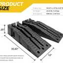 MaxxHaul 50947 Lift Stackable Vehicle Car Ramp 6500 LBS Capacity Per Pair 3250 LBS Per Ramp 2 Pack