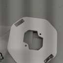 HomeMount Made for eero Pro 6/6e Wall Mount - Secure & Sleek Cable Management, Compatible with eero Pro 6/6e, Durable ABS Material, Easy Installation