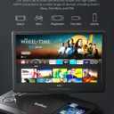 Boifun 15.7" Portable DVD Player with 14.1" Large Screen Support, HDMI Input, 5 Hrs Rechargeable Battery, Sync TV/Projector, USB/SD, Region Free, Dual Speaker, Multiple Disc Formats, Black