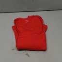 QINSEN Women's Sexy Square Neck Shirt Long Sleeve Double Lined Tees Fitted Going Out Tops (Red, XS)